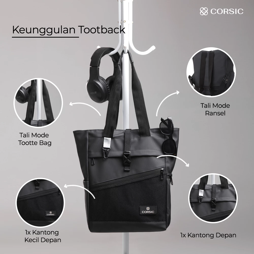 corsic tas tootback ransel
